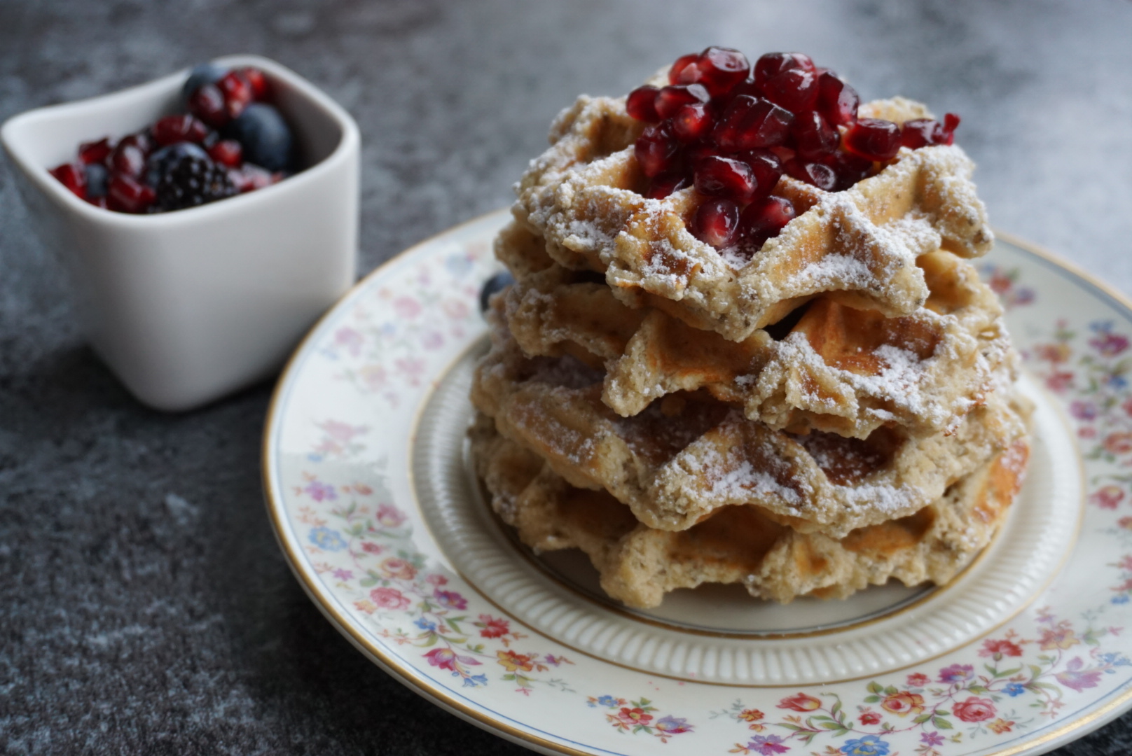 Chia-Kokos-Waffeln